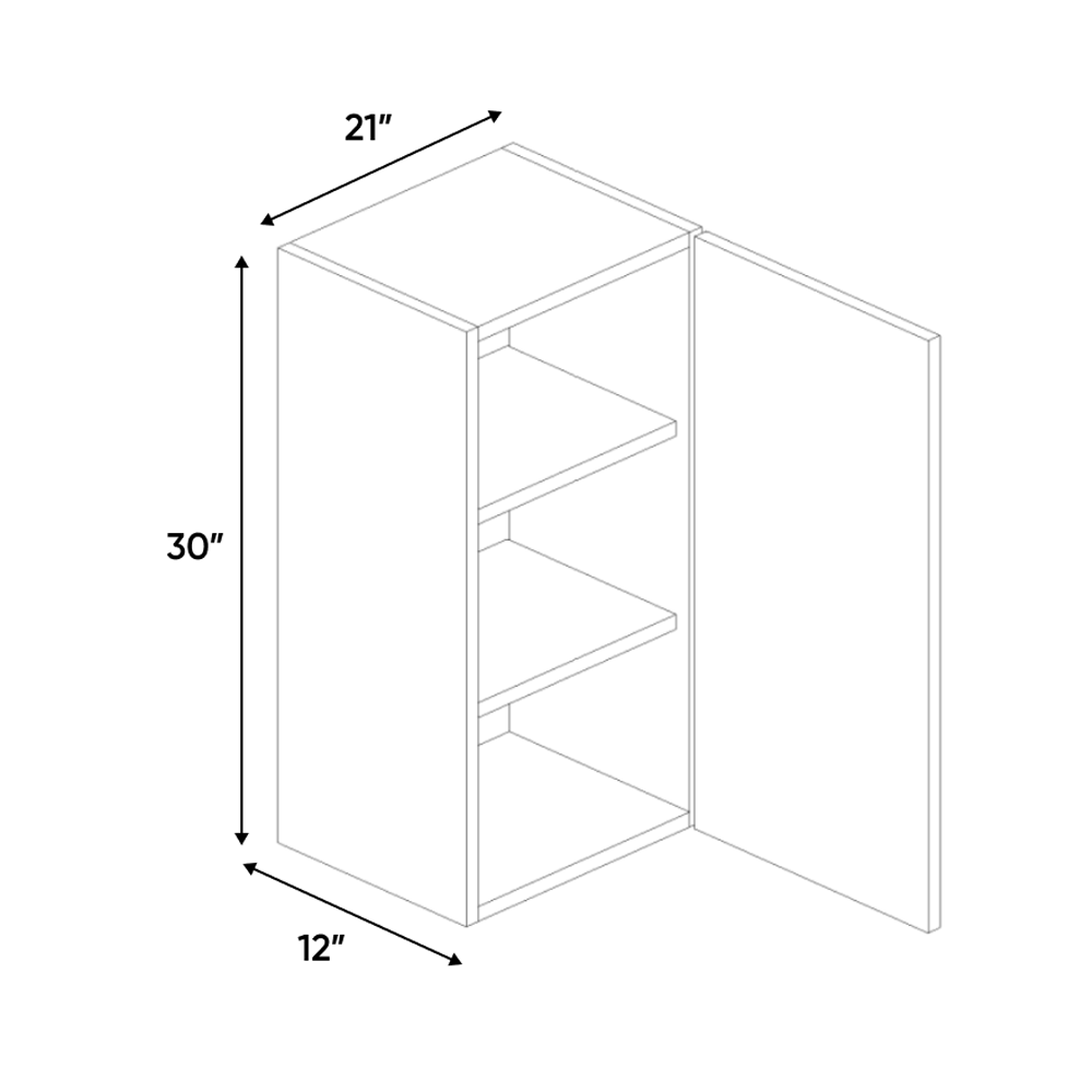 RTA - Olmo Gloss - Wall Cabinet - 21