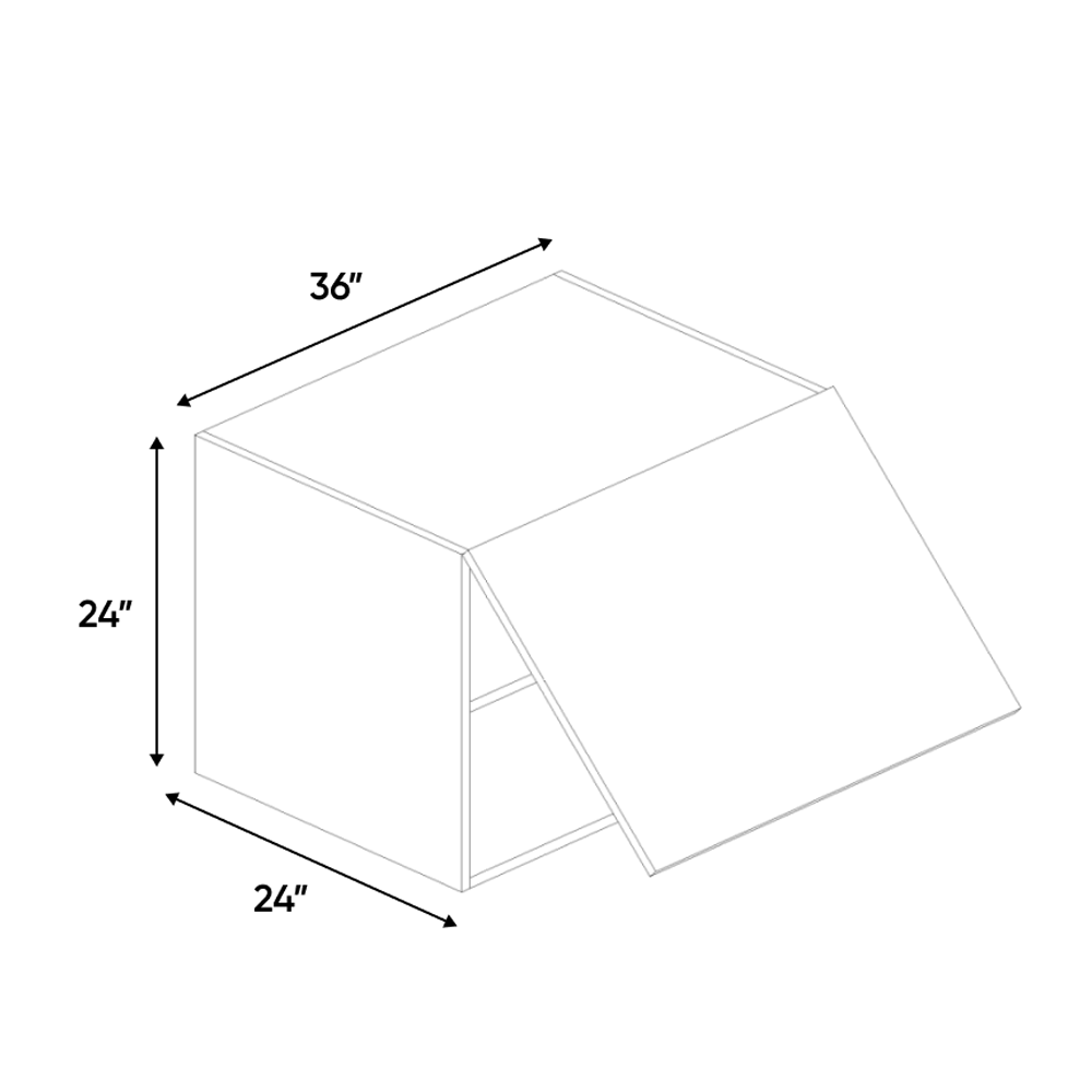 RTA - Blanco Gloss - Wall Upper Cabinet - 36