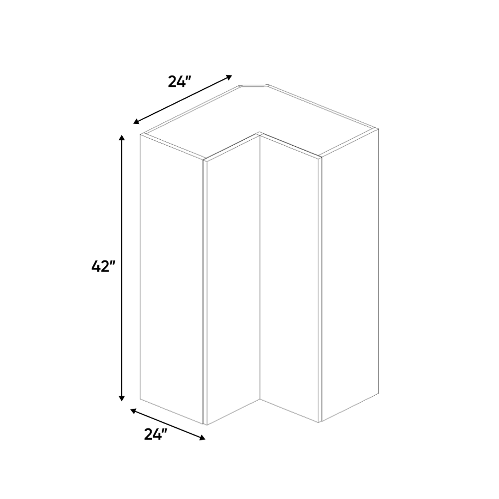 RTA - Guayana Gloss - Wall Easy Reach Cabinet - 24