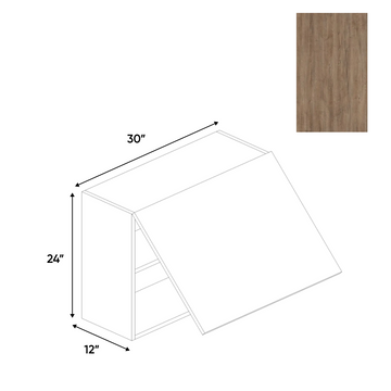 Lakeland Oak 03 Textured - Wall Upper Cabinet - 30