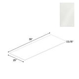 RTA - Blanco Gloss - Panel - 25"W x 35"H x 0.75"D - Frameless Cabinet