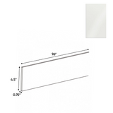 RTA - Blanco Gloss - Toe Kick - 96"W x 4"H x 0.75"D - Frameless Cabinet