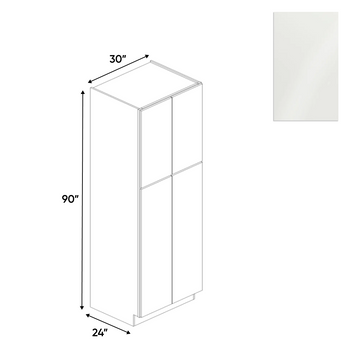 Blanco Gloss - Tall Pantry Cabinet - 30