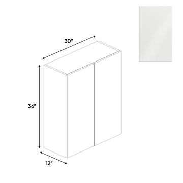 Blanco Gloss - Wall Cabinet - 30