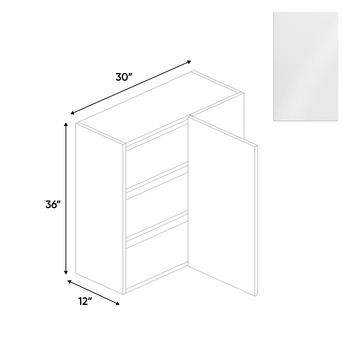 RTA - Blanco Gloss - Wall Blind Corner Cabinet - 30