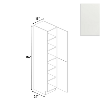 Blanco Matte - Tall Pantry Cabinet - 15