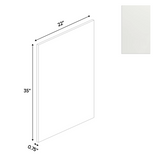 RTA - Blanco Matte - Finished End Vanity Panel - 22"W x 35"H x 0.75"D - Frameless Cabinet