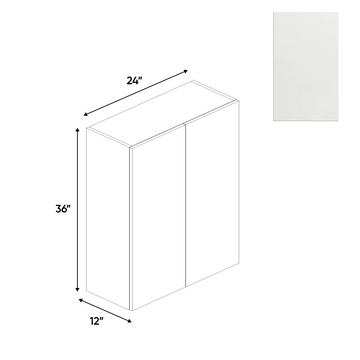 Blanco Matte - Wall Cabinet - 24