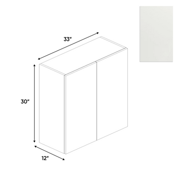 Blanco Matte - Wall Cabinet - 33