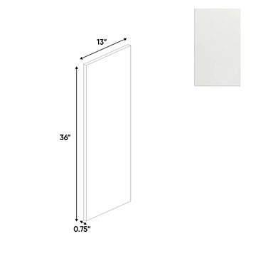 RTA - Blanco Matte - Finished End Wall Panel - 13