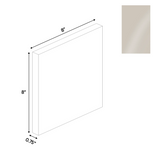 RTA - Cashmere Gloss - Sample Door - 8"W x 8"H x 0.75"D - Frameless Cabinet