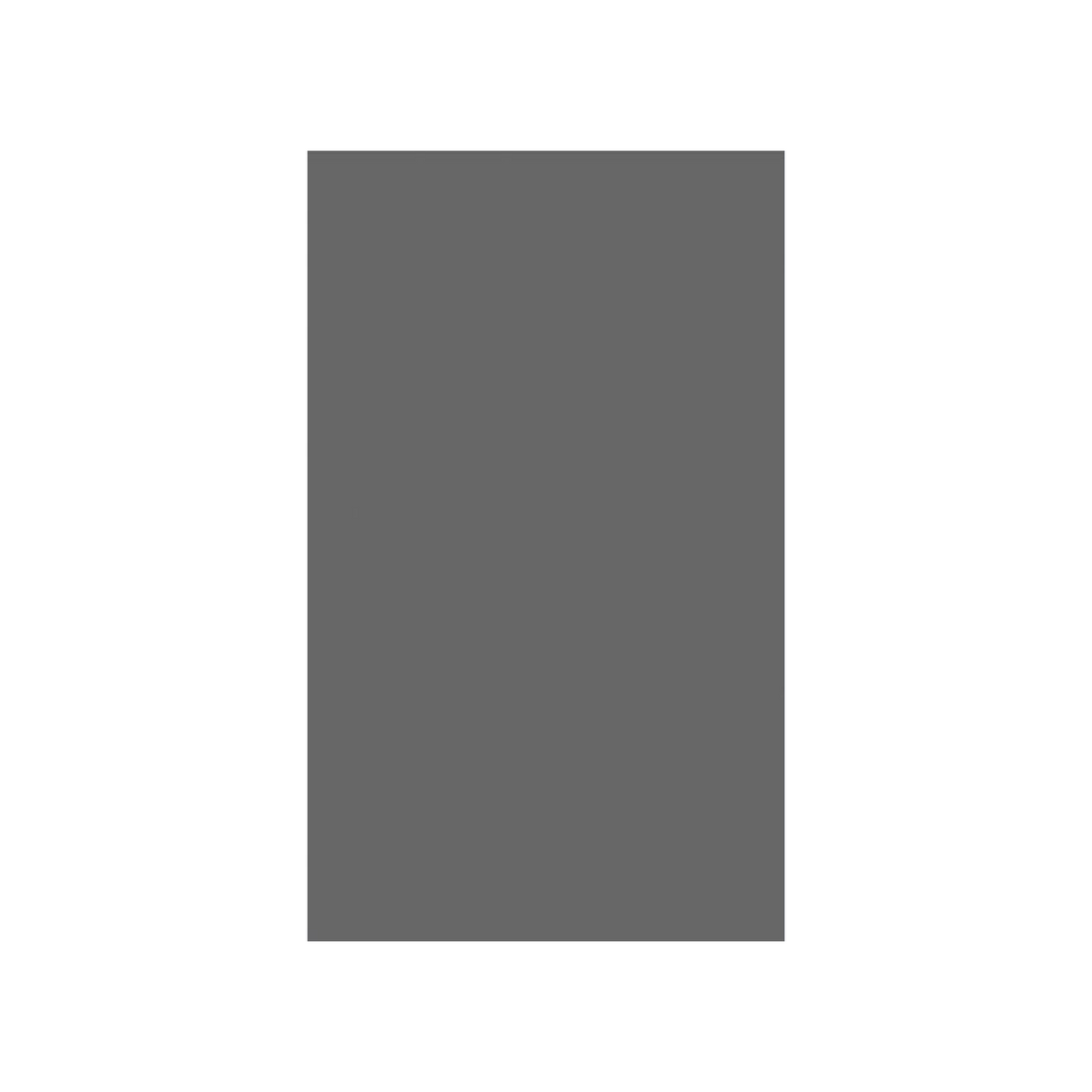 RTA - Gris Plomo Matte - Finished End Wall Panel - 13"W x 36"H x 0.75"D - Frameless Cabinet