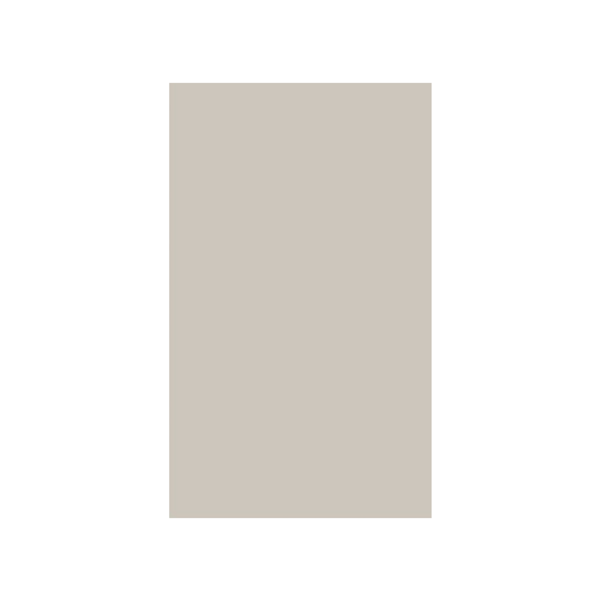 Cashmere Matte - Single Door Full Height with Hidden Top Drawer - 34.5 Inch Height x 15 Inch Width x 24 Inch Depth - M18-B15FH-HD