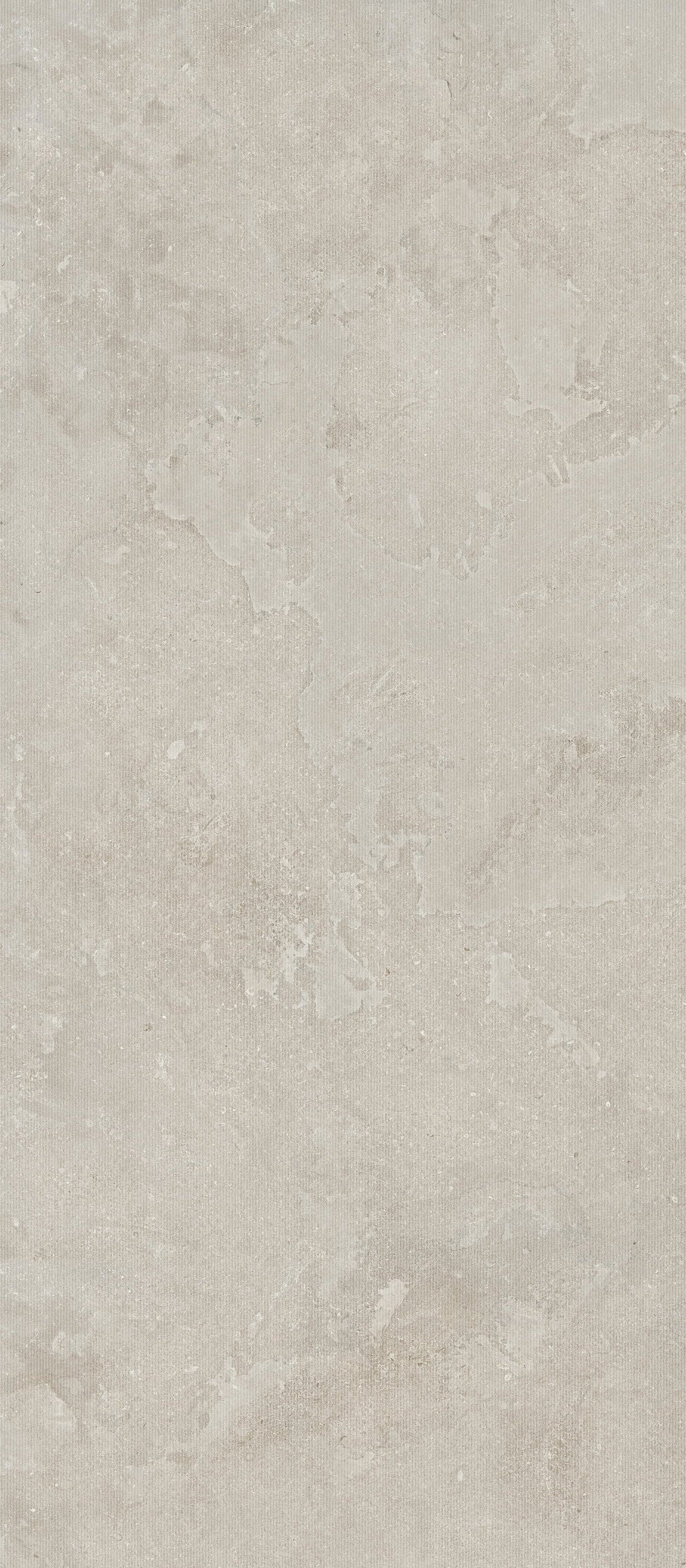 Ecostone 48 X 110 Matte Deco Porcelain Tile in Cross-Cut Flute Mist