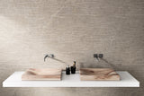Farmhouse Living 48 X 110 Matte Deco Waved Porcelain Tile in Pewter