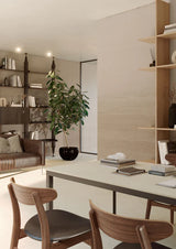 Ecostone Pre-Fab 32 X 90 Matte Porcelain Tile in Jute Cross Cut