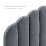 Veronique Twin Performance Velvet Headboard