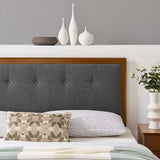 Draper Tufted Queen Fabric and Wood Headboard - BUILDMYPLACE