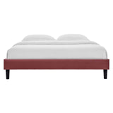 Reign Twin Performance Velvet Platform Bed Frame