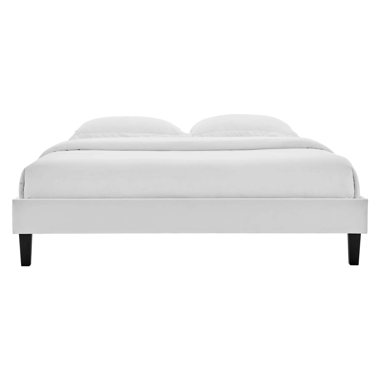 Reign Twin Performance Velvet Platform Bed Frame