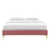 Sutton Queen Performance Velvet Bed Frame