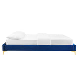 Sutton Twin Performance Velvet Bed Frame