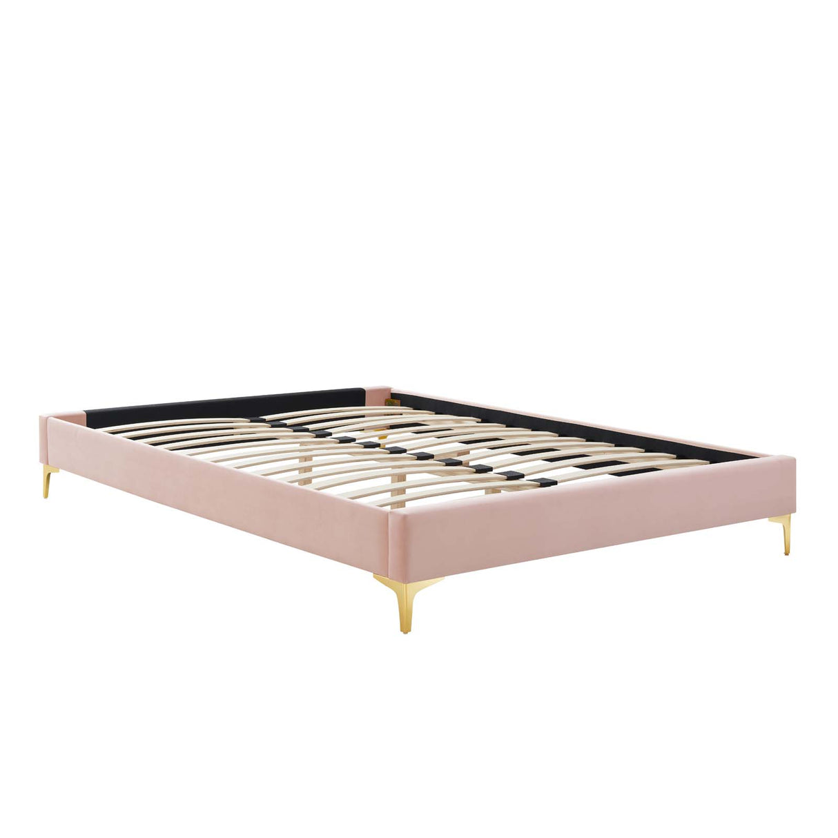 Sutton Twin Performance Velvet Bed Frame