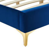 Sutton Full Performance Velvet Bed Frame