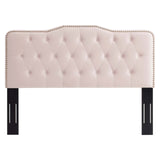 Sophia Tufted Performance Velvet Twin Headboard