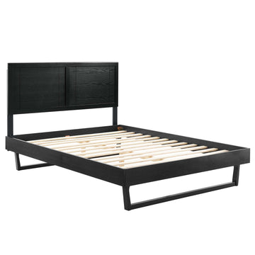 Marlee Twin Wood Platform Bed With Angular Frame
