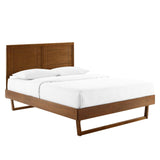 Marlee Twin Wood Platform Bed With Angular Frame