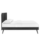 Marlee Twin Wood Platform Bed With Splayed Legs