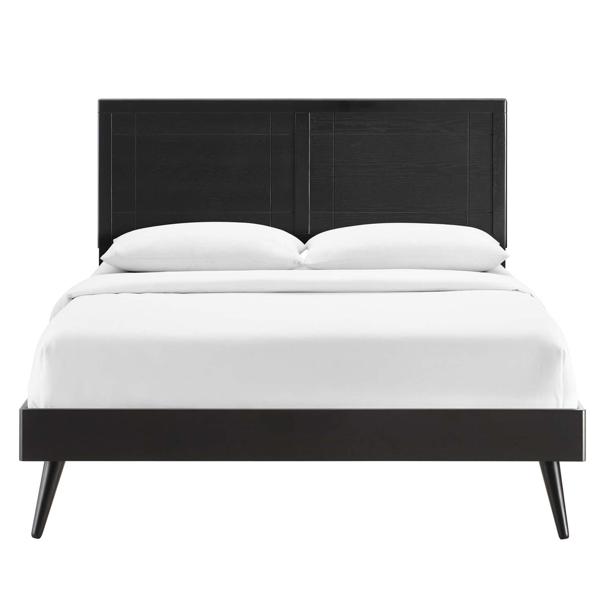 Marlee Twin Wood Platform Bed With Splayed Legs