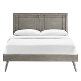 Marlee Twin Wood Platform Bed With Splayed Legs