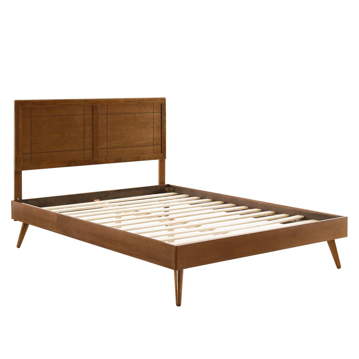 Marlee Twin Wood Platform Bed With Splayed Legs