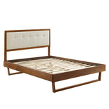 Willow Full Wood Platform Bed With Angular Frame