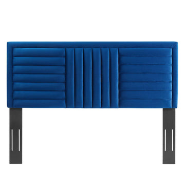 Believe Channel Tufted Performance Velvet Twin Headboard