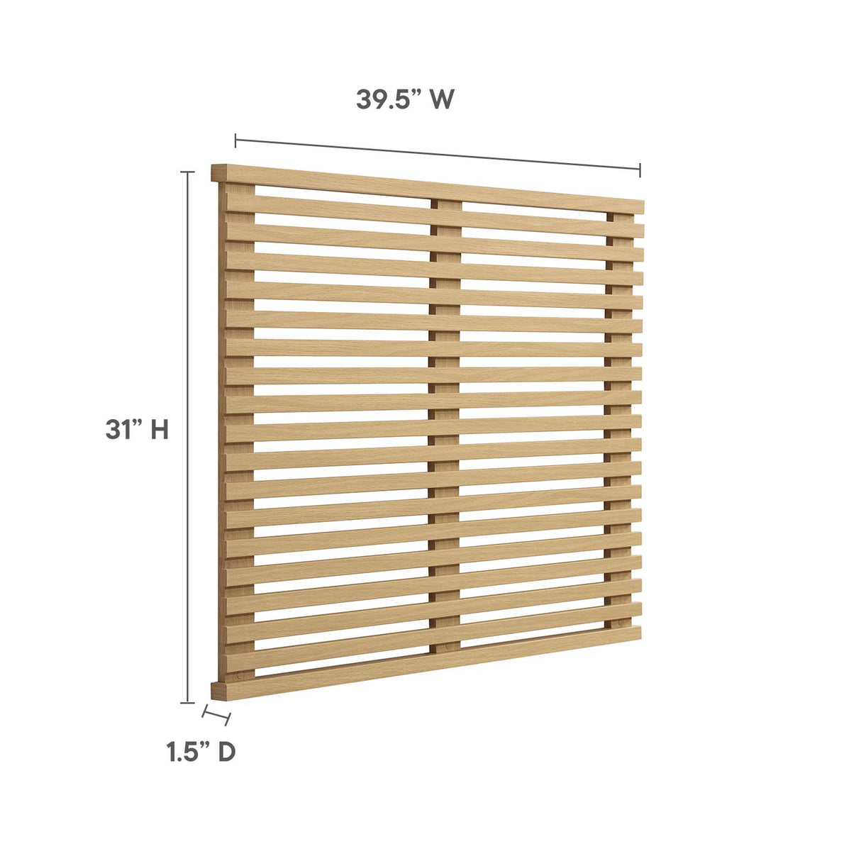 Render Wall Mount Twin Headboard