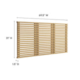Render Wall Mount Queen Headboard