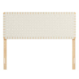 Sparta Weave Queen Vegan Leather Headboard