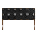 Sparta Weave Queen Vegan Leather Headboard