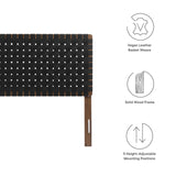 Sparta Weave Queen Vegan Leather Headboard