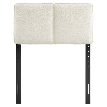 Lindee Boucle Fabric Twin Headboard