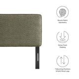 Lindee Boucle Fabric Full Headboard