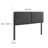 Lindee Boucle Fabric Full Headboard