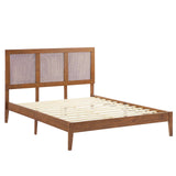 Sirocco Rattan and Wood Full Platform Bed