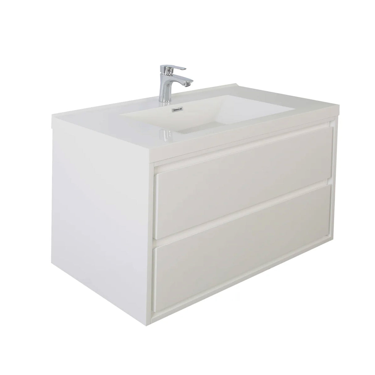 Saviour Wall Mounted Bathroom Vanity with Reinforced Acrylic Sink