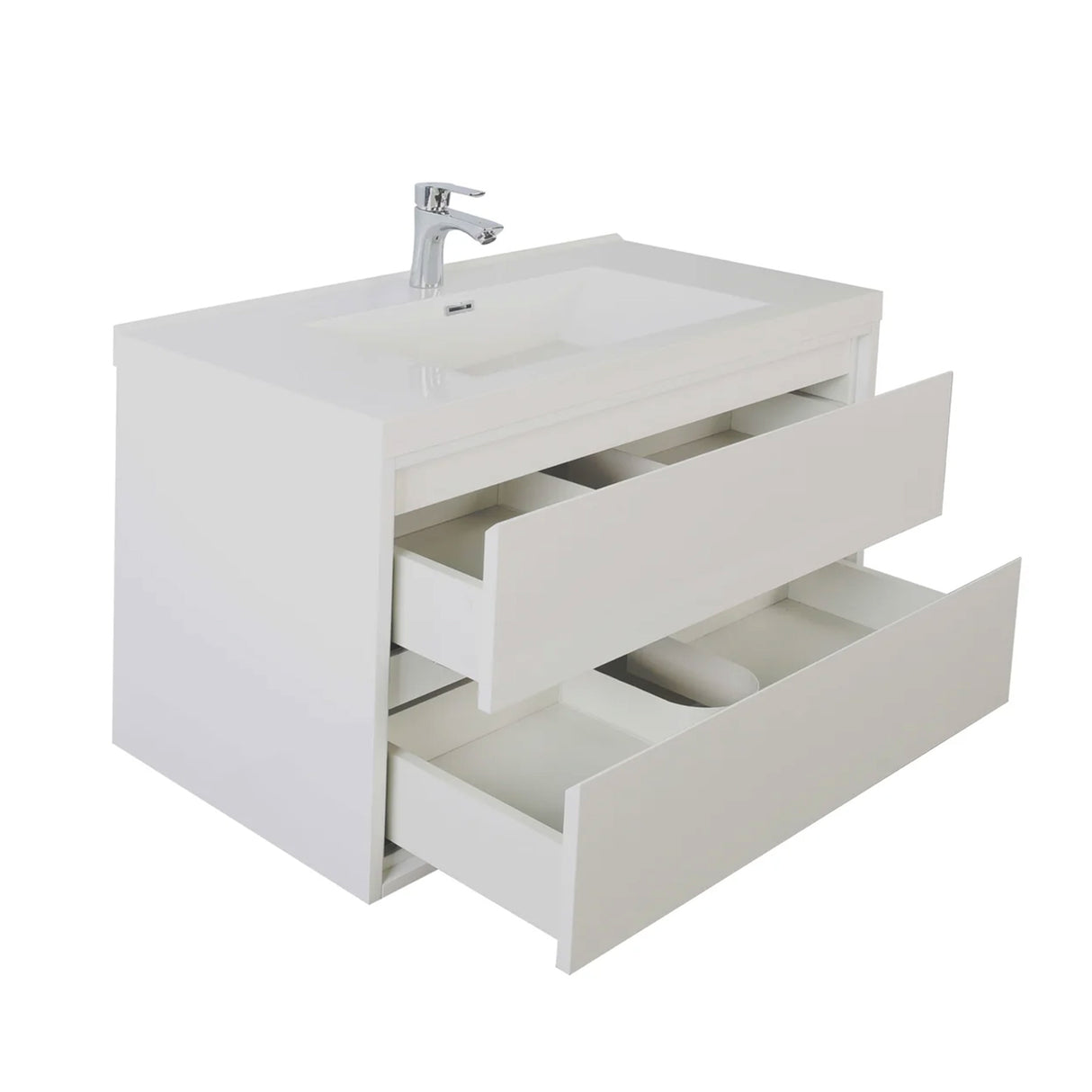 Saviour Wall Mounted Bathroom Vanity with Reinforced Acrylic Sink