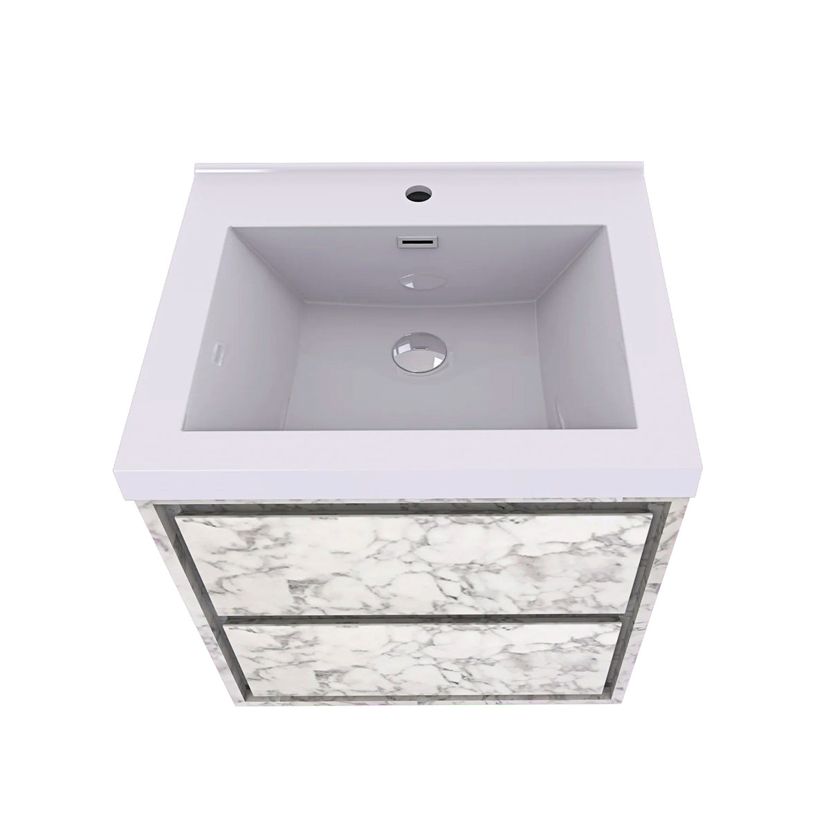 Saviour Wall Mounted Bathroom Vanity with Reinforced Acrylic Sink