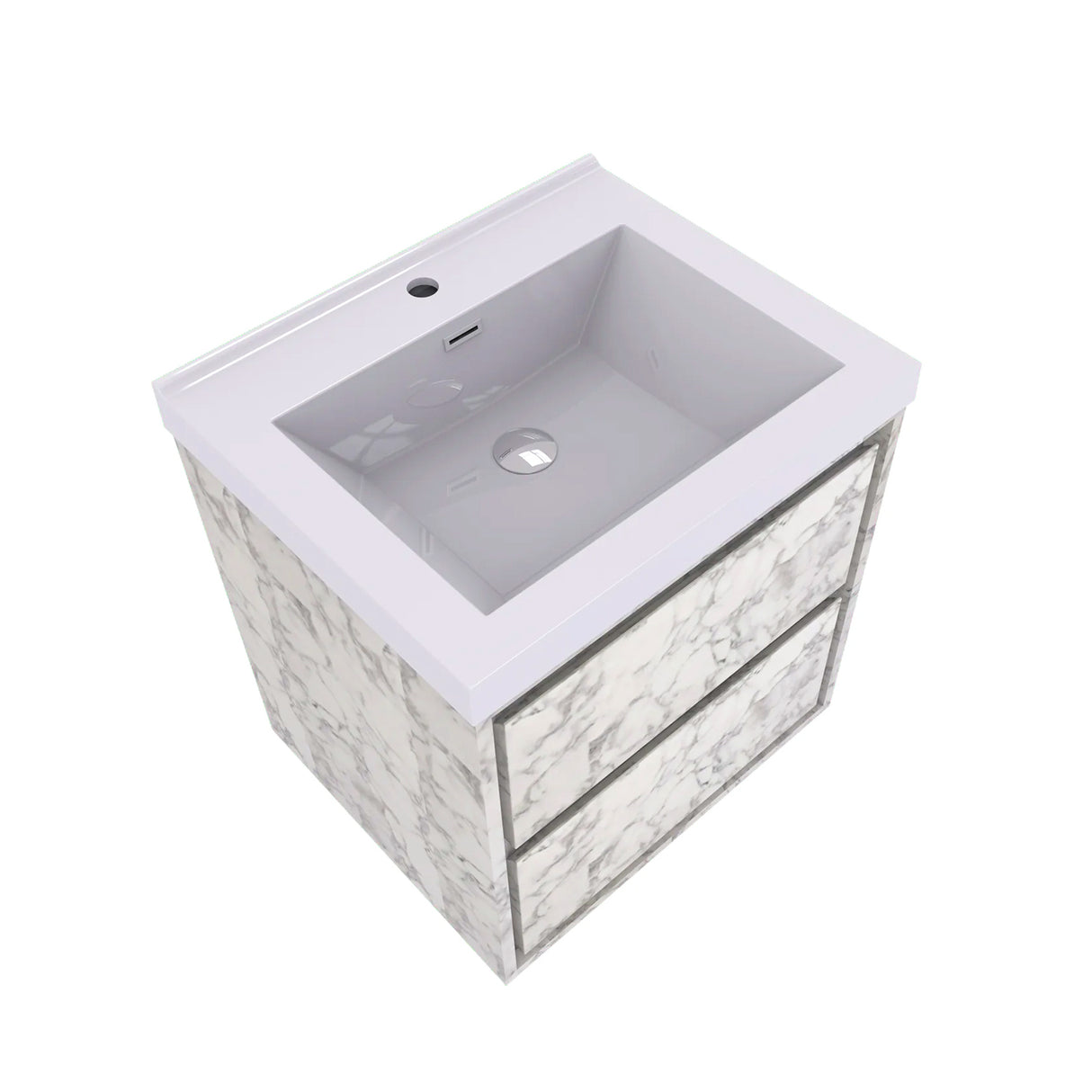 Saviour Wall Mounted Bathroom Vanity with Reinforced Acrylic Sink